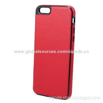 Protective TPU leather case for iPhone 6, customized design